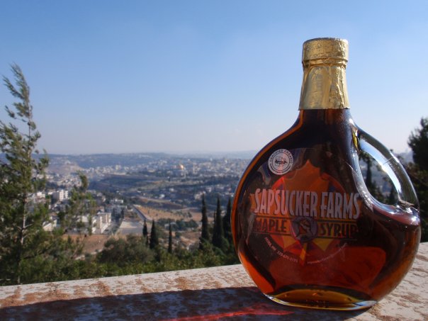 syrup overlooking jerusalem