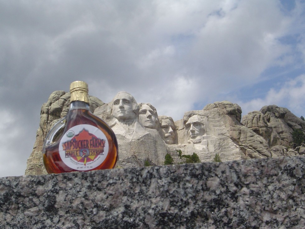 syrup at mount rushmore