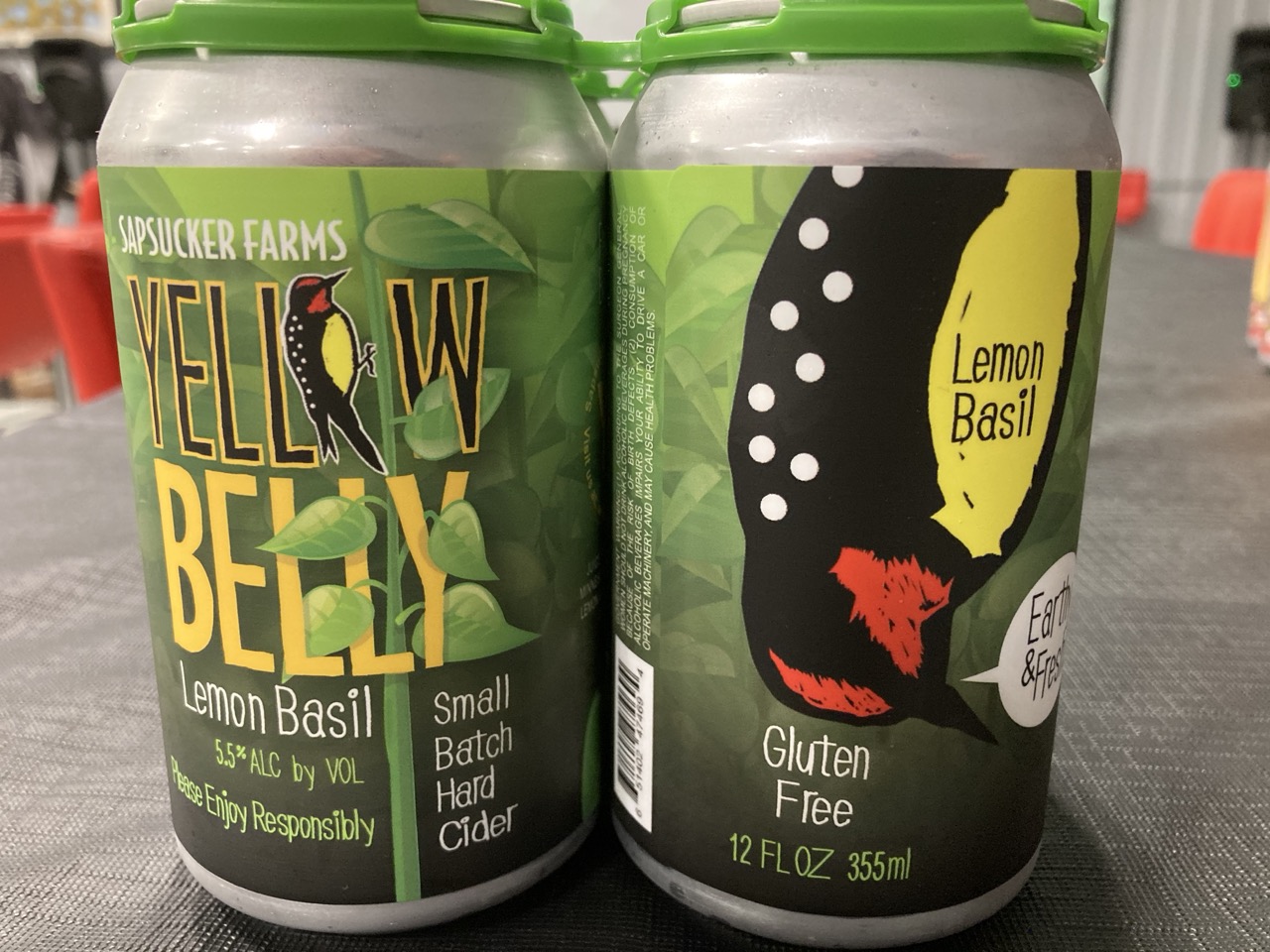 Yellow Belly Cider Line Up - Sapsucker Farms