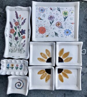 4/12/25 Spring Ceramic Trays Class $45