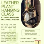 5/1/26 6pm Create Your Own Leather Plant Hanger $60